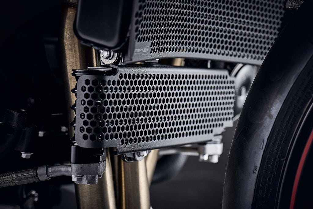 Evotech Radiator Guard & Oil Cooler Guard Set - Triumph Speed Triple (2016-2017)