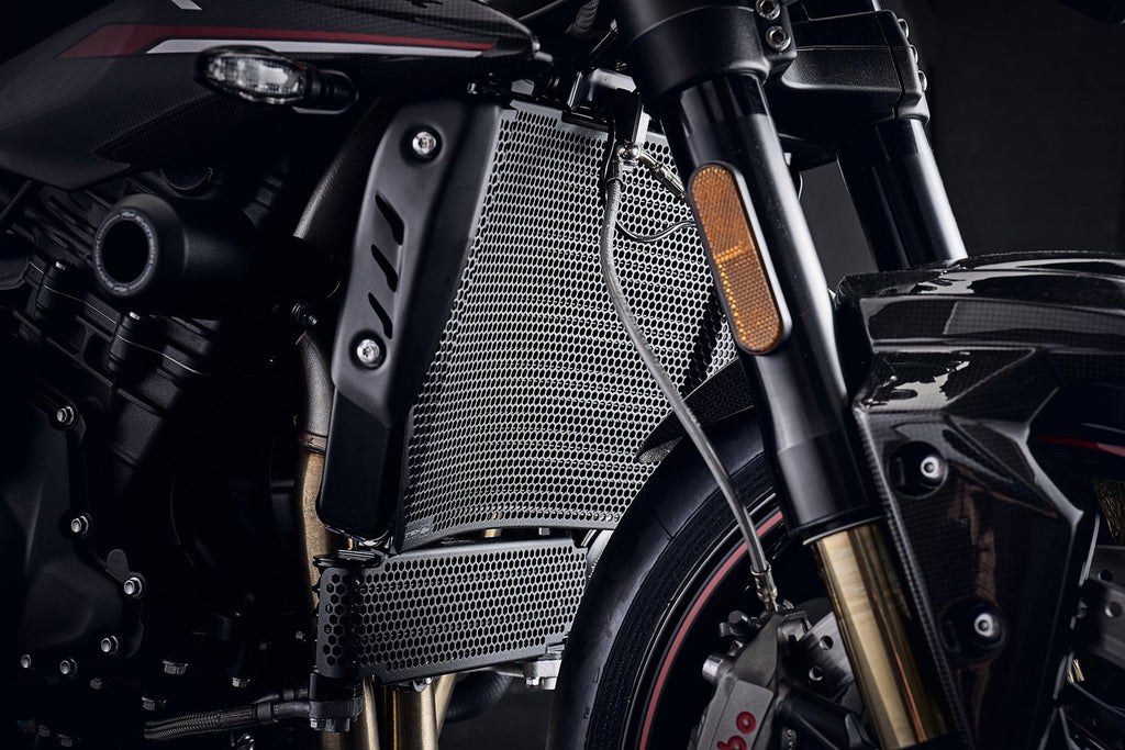 Evotech Radiator Guard & Oil Cooler Guard Set - Triumph Speed Triple S (2018 - 2020)