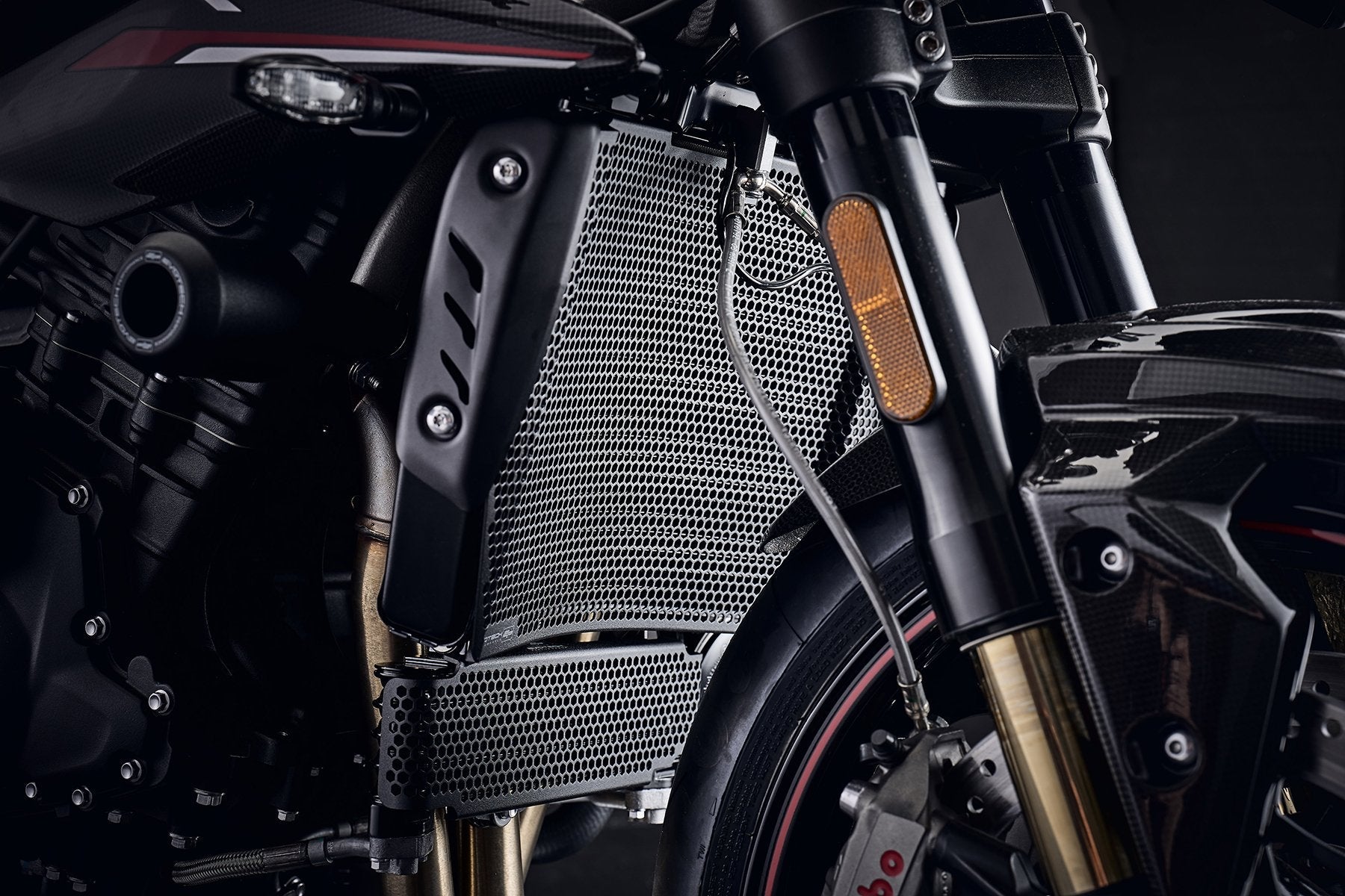 Evotech Radiatorcover & Oliekoeler Beschermer Set - Triumph Speed Triple RS (2018 - 2020)