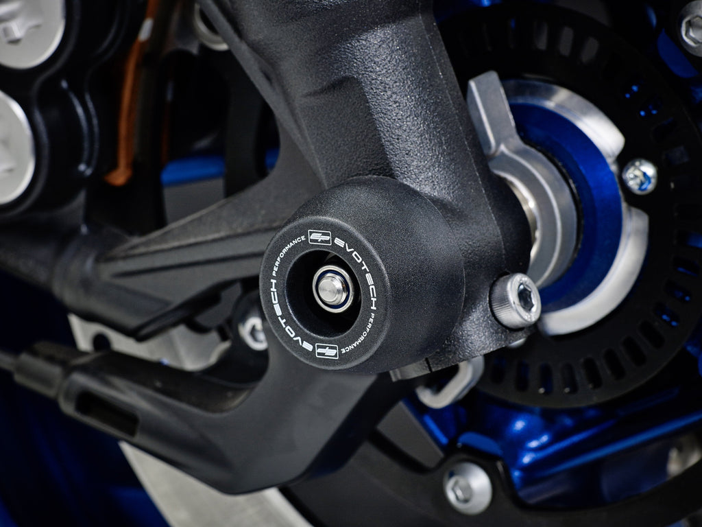 Evotech Front Spindle Bobins - Yamaha Tracer 900 ABS (2015 - 2021)