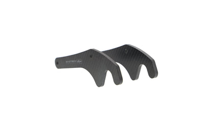 Evotech Carbon Fibre Paddock Stand Plates - Yamaha MT-10 (2022+)