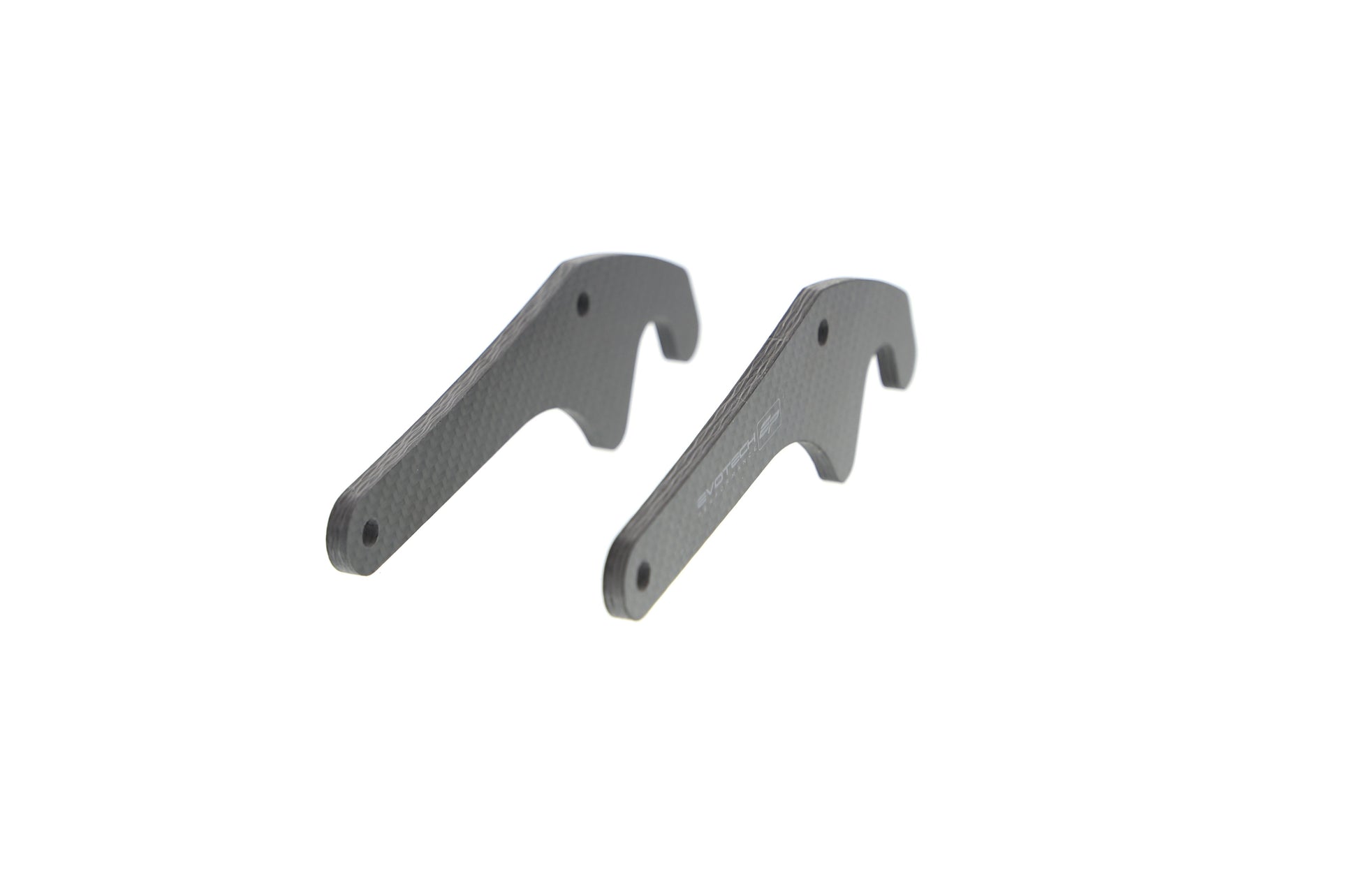 Evotech Carbon Fibre Paddock Stand Plates - Yamaha YZF-R7 (2022-2025)