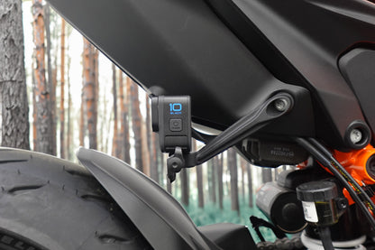 Evotech Footpeg Action Camera Montagesteun (achteruit gericht) - KTM 1290 Super Duke RR (2021+) (Right-hand Side)