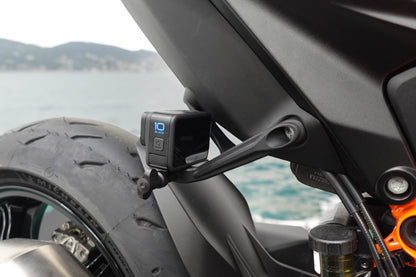 Evotech Footpeg Action Camera Montagesteun (achteruit gericht) - KTM 1290 Super Duke RR (2021+) (Right-hand Side)