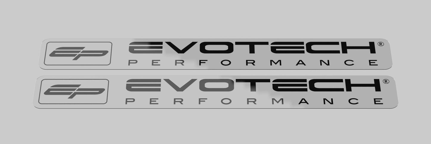 Evotech Performance Logotipo Sticker (negro)