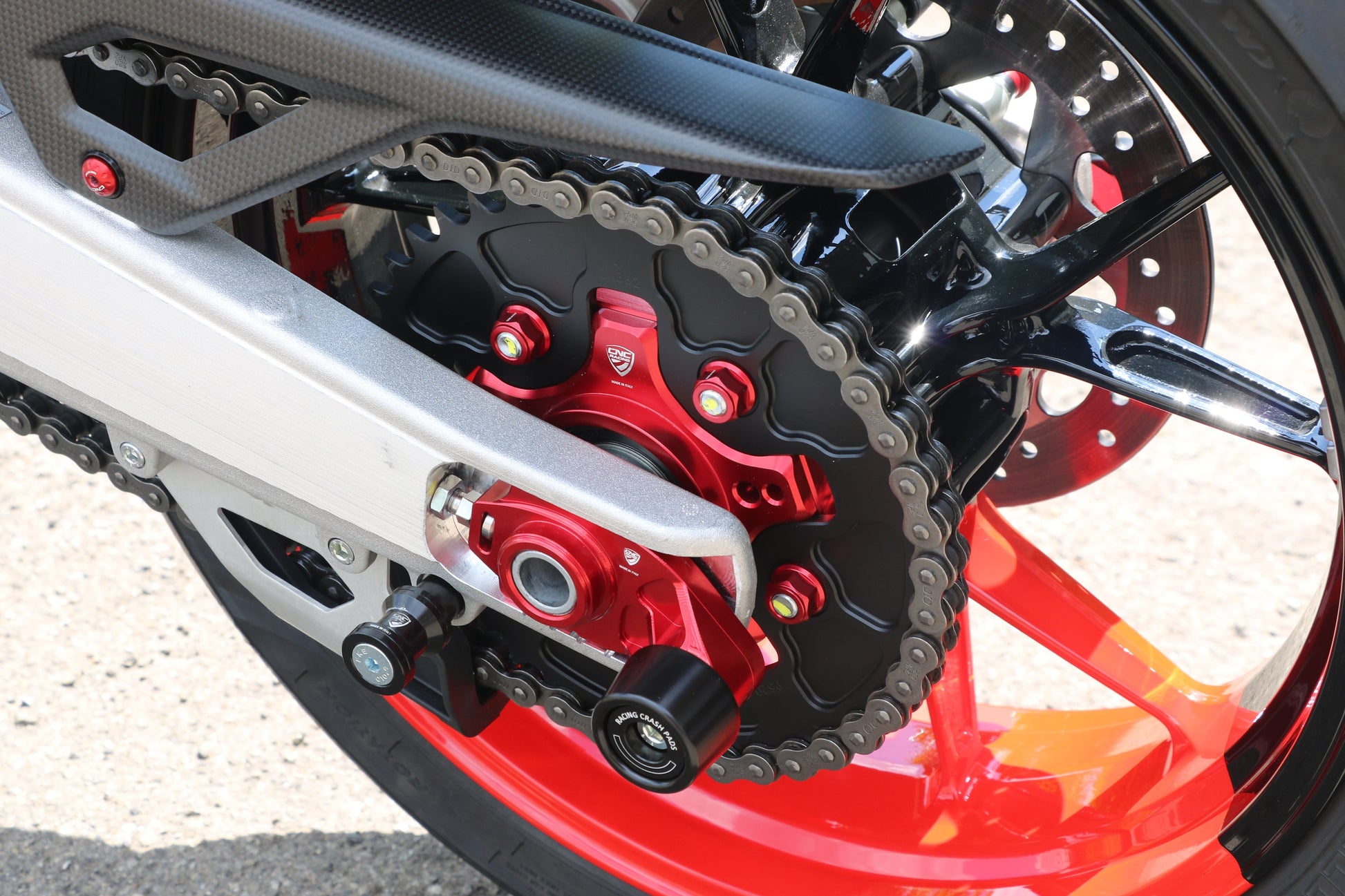 Racing Kettingspanners met valblokken Ducati Panigale V2 MM93 (2026)