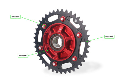 Achtertandwiel 44-tands aluminium CNC Racing Ducati Panigale V2S FB63 (2026)