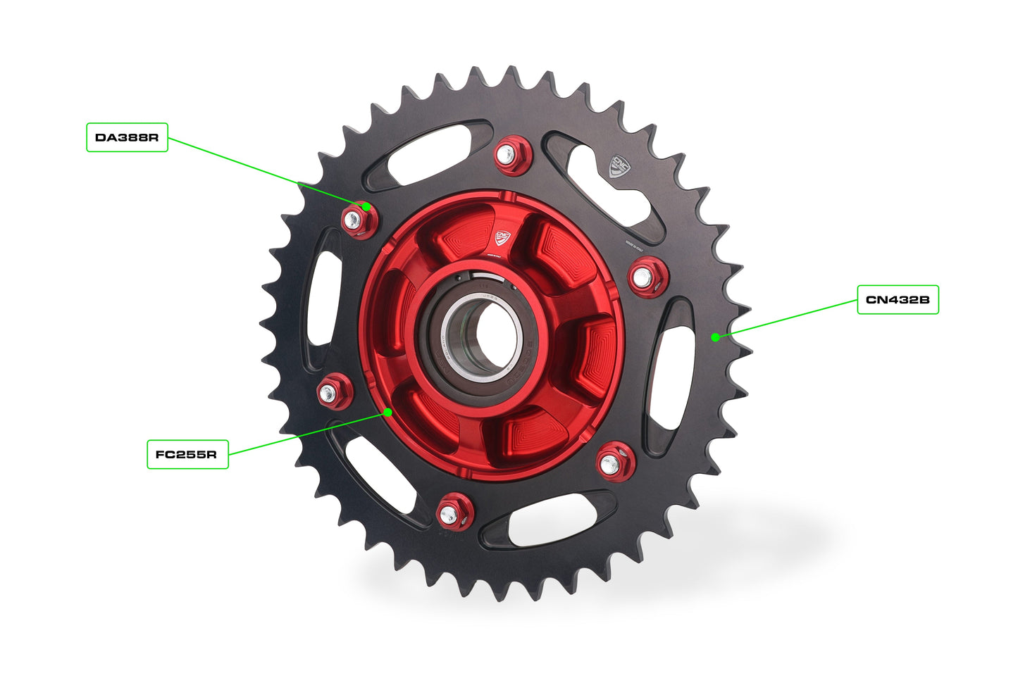 Achtertandwiel 42-tands aluminium CNC Racing Ducati Panigale V2S FB63 (2026)