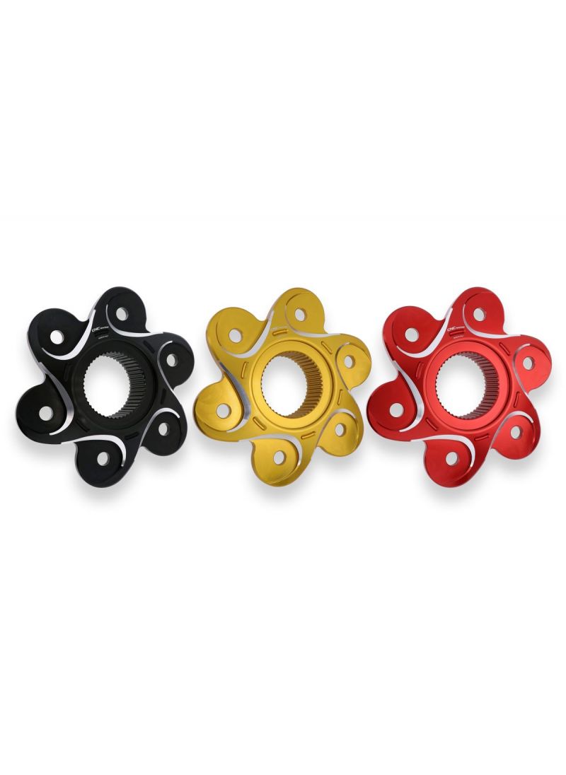 Rear sprocket flange Bicolor 6 holes Ducati