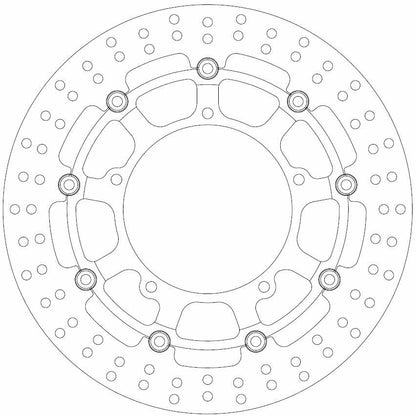 Ferodo Brake Disc FMD0281RX FZ1 MT10 R1 R1M R6