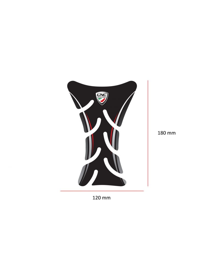 Protective Fuel Tank Pad Universal Ducati Hypermotard 1100 EVO (2010-2012)