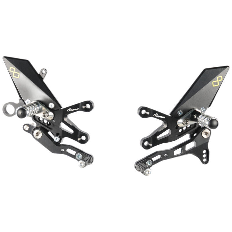 Adjustable Rear Set With Fixed Foot Pegs Aprilia Tuono V4 2011-2017