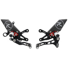 Conjunto de enlaces de freno ajustables R (edición especial) con reposapiés plegables Aprilia Tuono V4 2011-2017