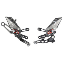 Conjunto de interruptor de freno ajustable R (edición especial) con reposapiés plegables y patrón de interruptor de viceversa (cambio de GP) Aprilia Tuono V4 1100 Factory 2021+