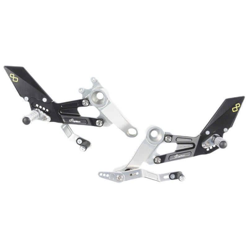 Adjustable Rear Set With Fixed Foot Pegs Aprilia RS 660 2020+