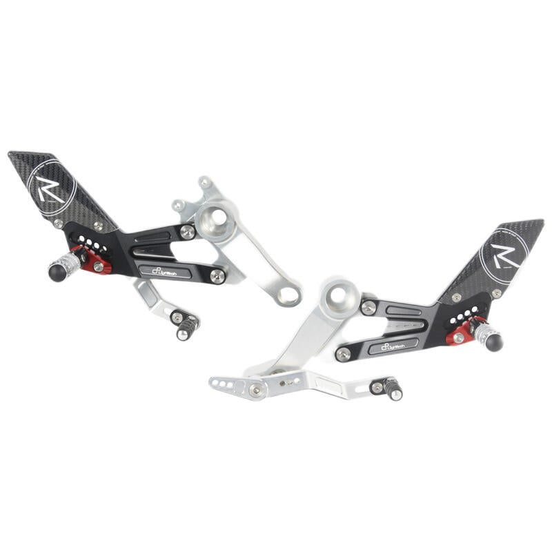 Einstellbares hinteres Set R (Special Edition) mit faltbaren Fußstiften Aprilia RS 660 2020+