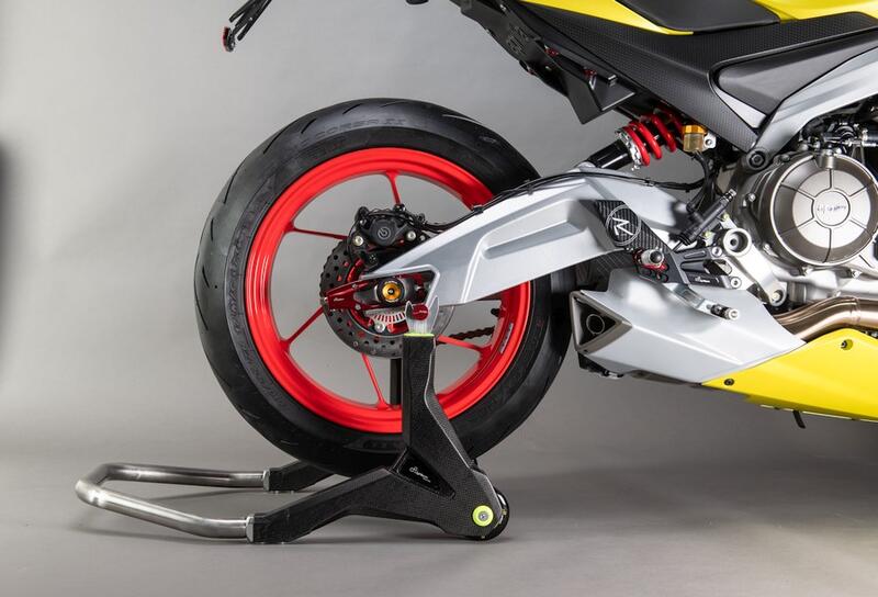 Verstelbare remschakelset met opklapbare voetsteunen Aprilia RS 660 2025+