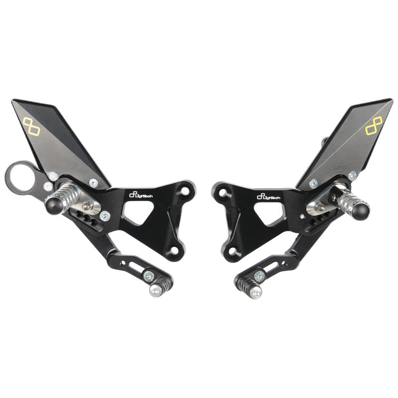 Adjustable Rear Set With Folding Foot Pegs and Standard Shifting BMW S1000RR 2009-2014