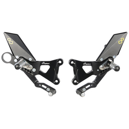 Interruptor de freno ajustable Conjunto con reposapiés plegables y patrón de interruptor estándar BMW HP4 2013-2018