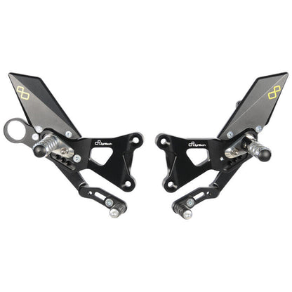 Interruptor de freno ajustable Conjunto con reposapiés fijos y patrón de interruptor estándar BMW S1000RR 2009-2014