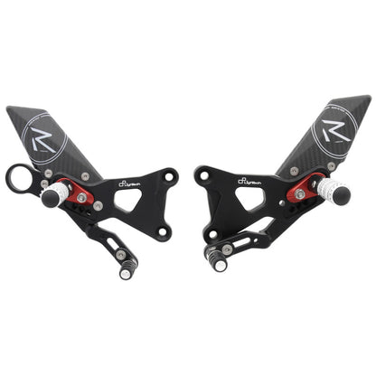 Conjunto de interruptor de freno ajustable R (edición especial) con reposapiés plegables y patrón de interruptor estándar BMW S1000R 2014-2016