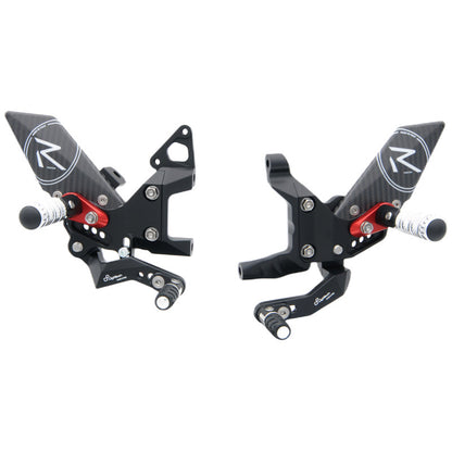 Conjunto de interruptor de freno ajustable R (edición especial) con reposapiés plegables y patrón de interruptor estándar Ducati Panigale 1299 R 2017-2019