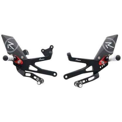 Conjunto de enlace de freno ajustable R (edición especial) con reposapiés plegables Ducati Streetfighter V4 2020+