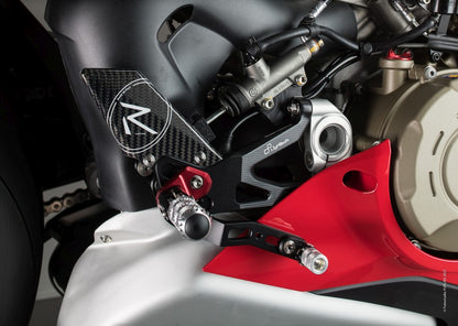 Conjunto de enlace de freno ajustable R (edición especial) con reposapiés plegables Ducati Streetfighter V4 2020+
