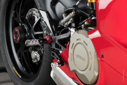 Conjunto de enlace de freno ajustable R (edición especial) con reposapiés plegables Ducati Streetfighter V4 2020+