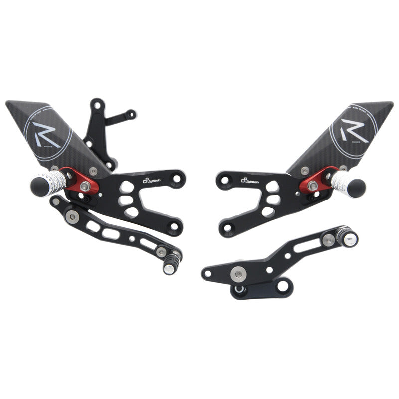 Set trasero ajustable R (edición especial) con clavijas plegables Honda CBR600RR 2007-2016