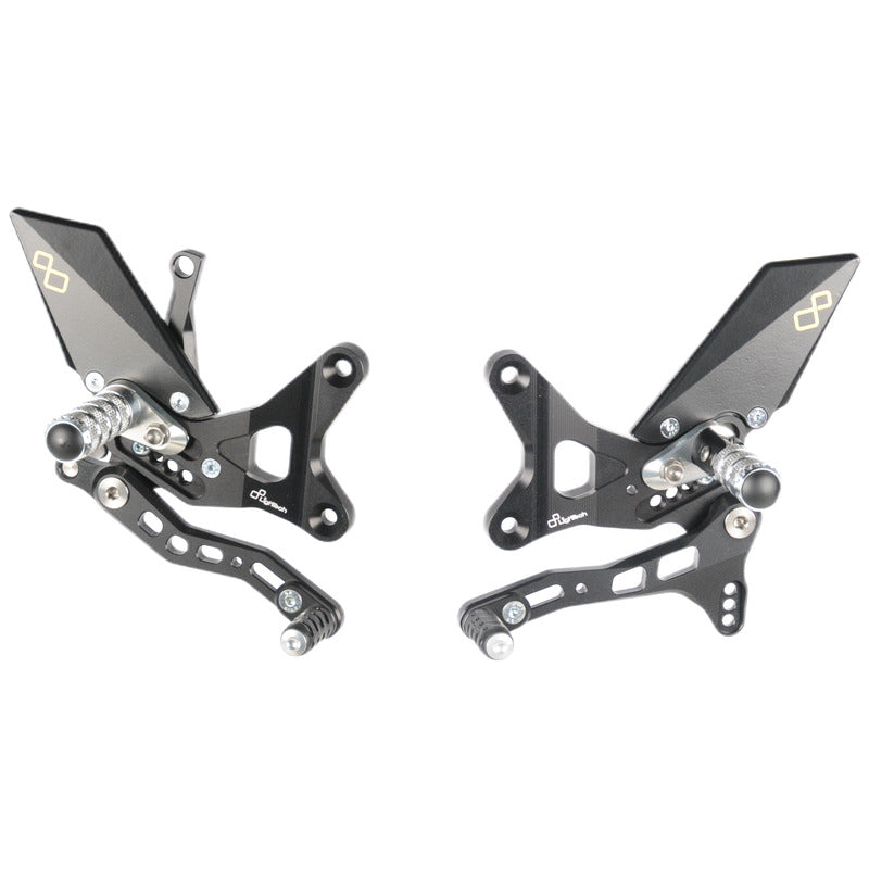 Adjustable Rear Set With Fixed Foot Pegs Kawasaki ZX-10R 2011-2015