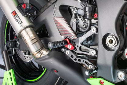 Verstelbare remschakelset met opklapbare voetsteunen Kawasaki ZX-10R 2016-2020