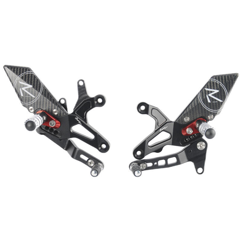 Adjustable Rear Set R (Special Edition) With folding Foot Pegs and Standard Shifting Kawasaki ZX6R Performance 2019+