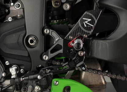 Verstelbare remschakelset R (Special Edition) met opklapbare voetsteunen en standaard schakelpatroon Kawasaki ZX6R 2005+
