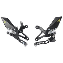 Interruptor de freno ajustable Conjunto con reposapiés plegables y patrón de interruptor de viceversa (cambio de GP) Kawasaki ZX636 2024+