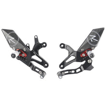 Conjunto de interruptor de freno ajustable R (edición especial) con reposapiés plegables y patrón de interruptor de viceversa (cambio de GP) Kawasaki ZX636 2005-2021