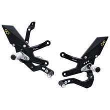 Interruptor de freno ajustable Conjunto con reposapiés fijos y patrón de interruptor viceversa (cambio de GP) Kawasaki Ninja ZX-10R 2021+