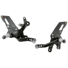 Conjunto de enlace de freno ajustable con reposapiés fijos (uso de la pista) Kawasaki Z500 2024+