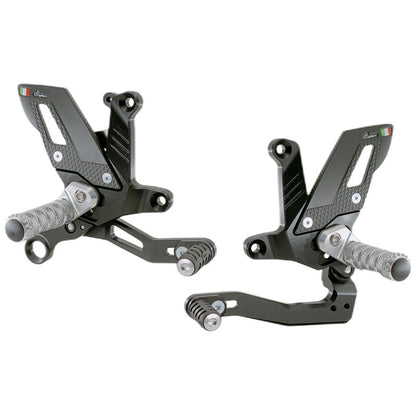 Enlace de freno ajustable Conjunto con reposapiés plegables KTM Super Duke 1290 R 2020+