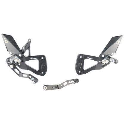 Interruptor de freno ajustable Conjunto con reposapiés plegables Suzuki GSX-R 1000 2017-2022