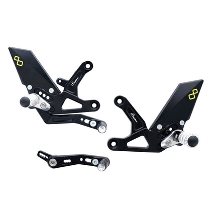 Verstelbare remschakelset met opklapbare voetsteunen Triumph Speed Triple 1200 RR 2022+