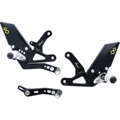 Verstelbare remschakelset met opklapbare voetsteunen Triumph Speed Triple 1200 RS 2021-2024