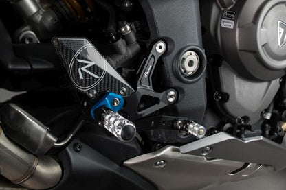 Verstelbare remschakelset met vaste voetsteunen Triumph Speed Triple 1200 RX 2021+