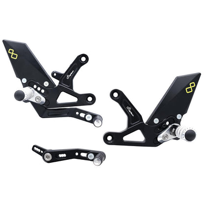 Verstelbare remschakelset met vaste voetsteunen Triumph Speed Triple 1200 RX 2021+