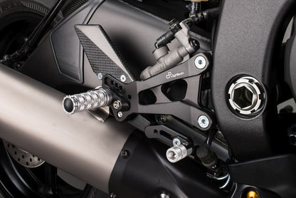 Conjunto de enlace de freno ajustable R (edición especial) con reposapiés plegables Yamaha R6 2008-2016