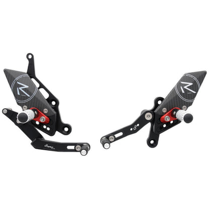 Justerbar bromslänkuppsättning R (specialutgåva) med fällbara fotstöd Yamaha MT-07 2014+