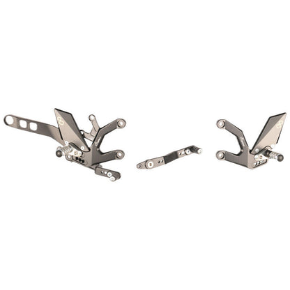 Enlace de freno ajustable Conjunto con reposes fijos Yamaha MT-10 2016-2021