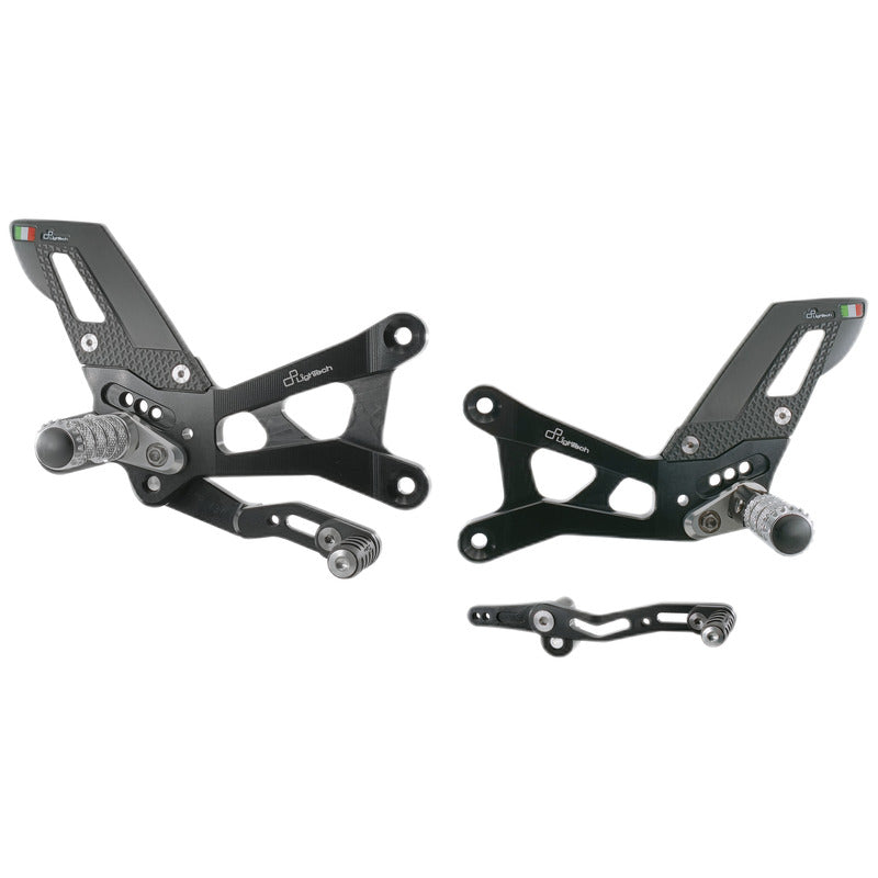 Adjustable Rear Set With Fixed Foot Pegs Yamaha R6 2017+