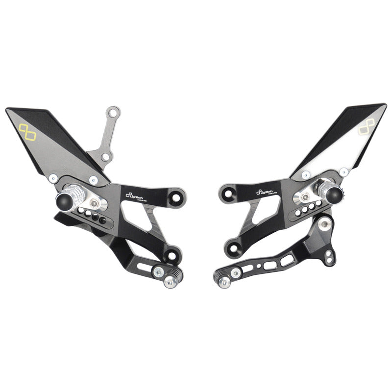 Einstellbarer hinterer Set mit klappbaren Fußstiften und Standardverschiebung von Yamaha R3 2015+