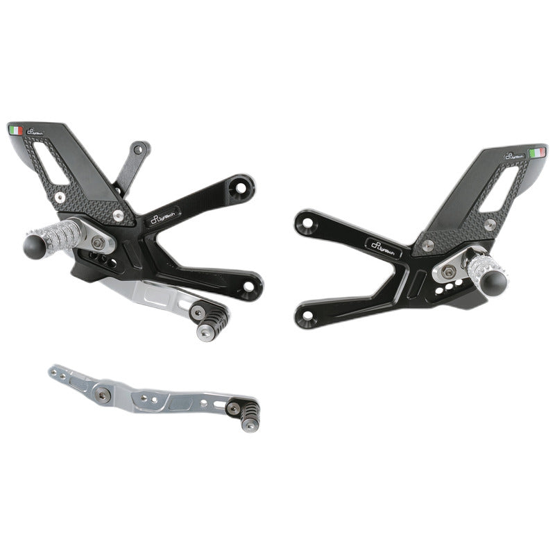 Adjustable Rear Set With Fixed Foot Pegs Yamaha R1 2015+